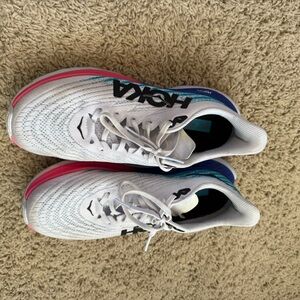 Hoka White Running Shoes